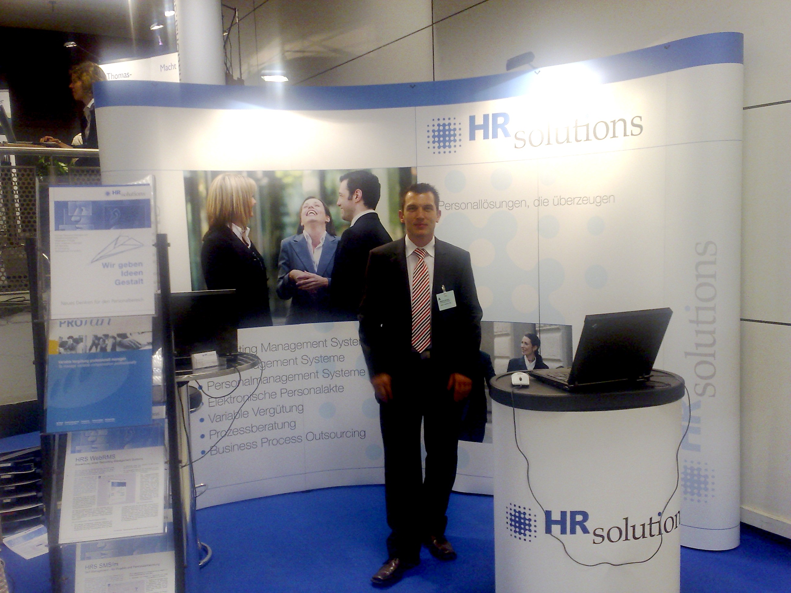 HR Solutions Messestand
